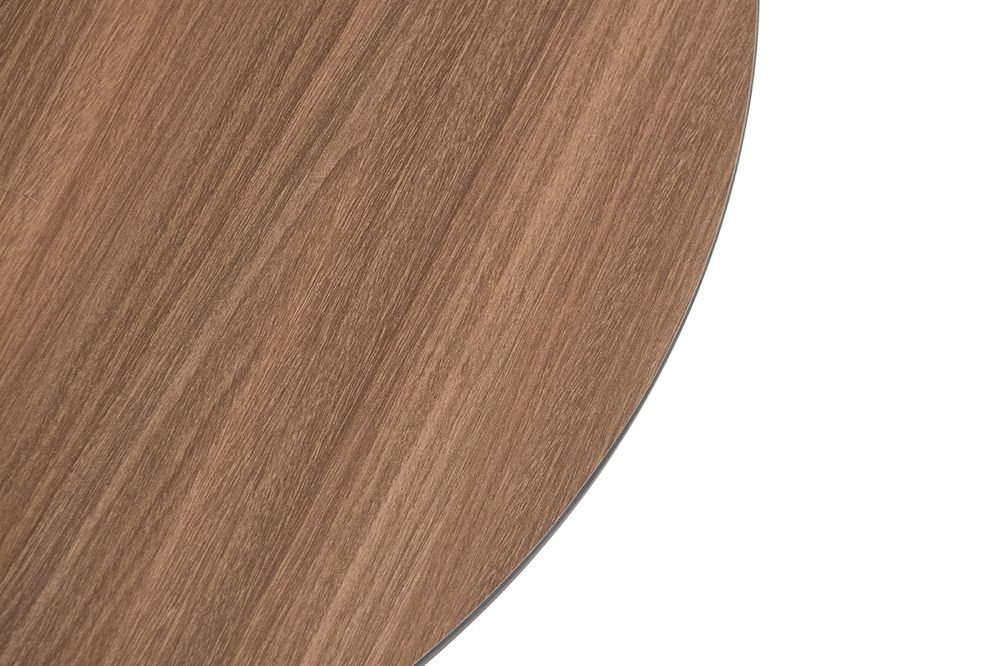 "Тюльпан" стол из HPL круглый Ø70см, цвет "дуб"