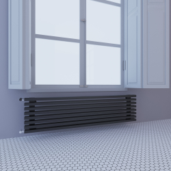 Горизонтальные дизайн-радиаторы P30 1000мм с боковым подключением