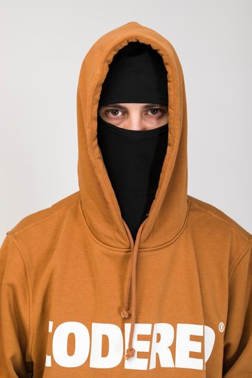 Толстовка CODERED Base Hoodie Wide Summer Песочный/ Принт Oversize Logo R