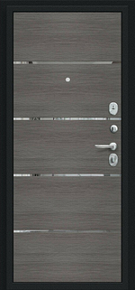 Лайн Букле черное/Grey Melinga 205*86 левое