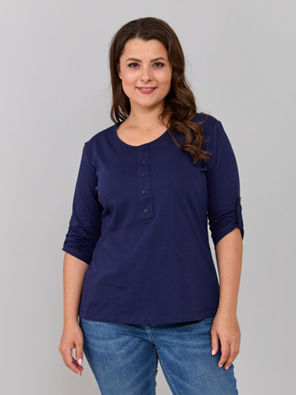 Лонгслив ЛНк-005/синий