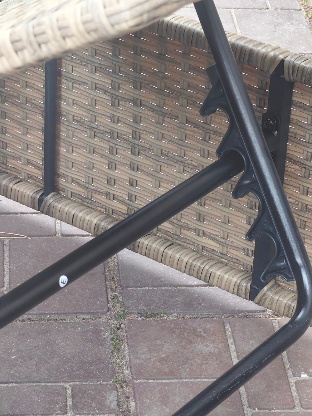 Шезлонг из искусственного ротанга Орландо цвет Greige