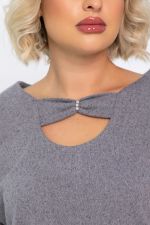 Джемпер трикотажный Сайрис (светло-серый) Б14790-50М LT Collection