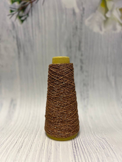 Пряжа хлопковая с люрексом