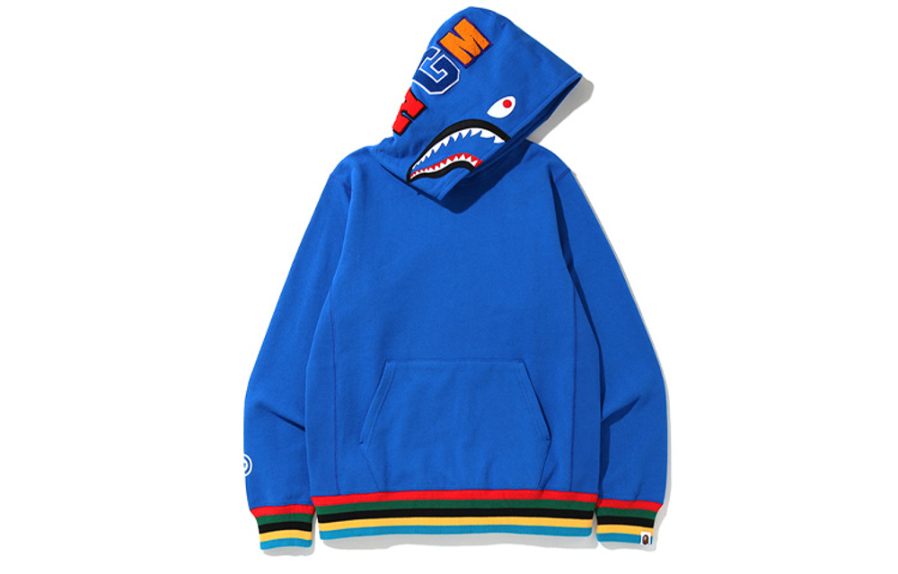 A Bathing Ape Shark Line Rib Pullover Худи
