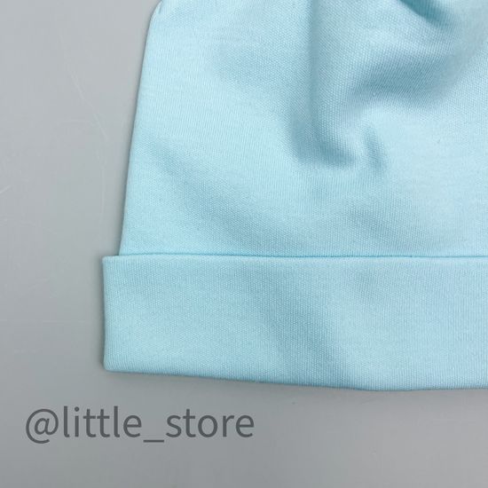 Шапочка двухслойная "Веселое сафари" голубая вода