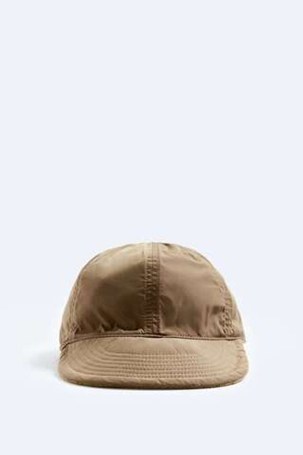 ZARA ДВУСТОРОННЯЯ КЕПКА, ТЕМНО-ОЛИВКОВЫЙ