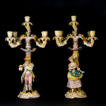Парные канделябры в стиле Неорококо