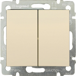 Legrand выключатель 4305 с рамкой 2 с/к