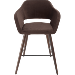 Стул Балун полубар, ткань Крафт, каркас черный матовый