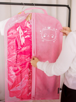 Детский чехол с окном 80х50. Сердечки