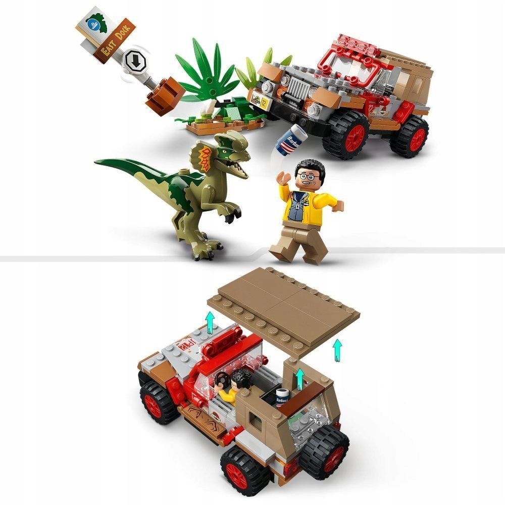 Конструктор LEGO Jurassic World - Засада дилофозавра Лего Парк Юрского  периода 76958 купить в Москве | Доставка по России.