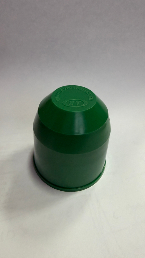 Колпачок на шар фаркопа без надписи, пластик, зеленый