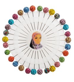 KN-15 Набор булавок для платка 30шт