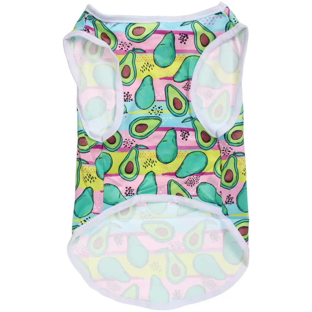 Майка для собак мелких пород «БРО на стиле», авокадо, размер L (длина спинки 33см, объем груди 38см, от 7 до 9кг)