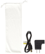 Чёрный жезловый вибромассажер Halo Wireless Multi-speed (Цвет: черный)