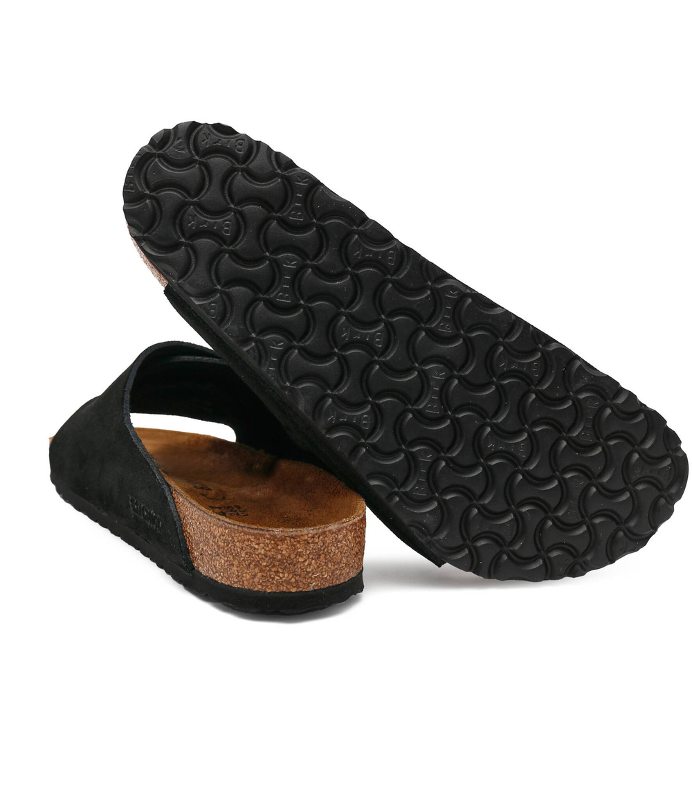 Шлепанцы кожаные zürich vl Birkenstock - черный(1025045)