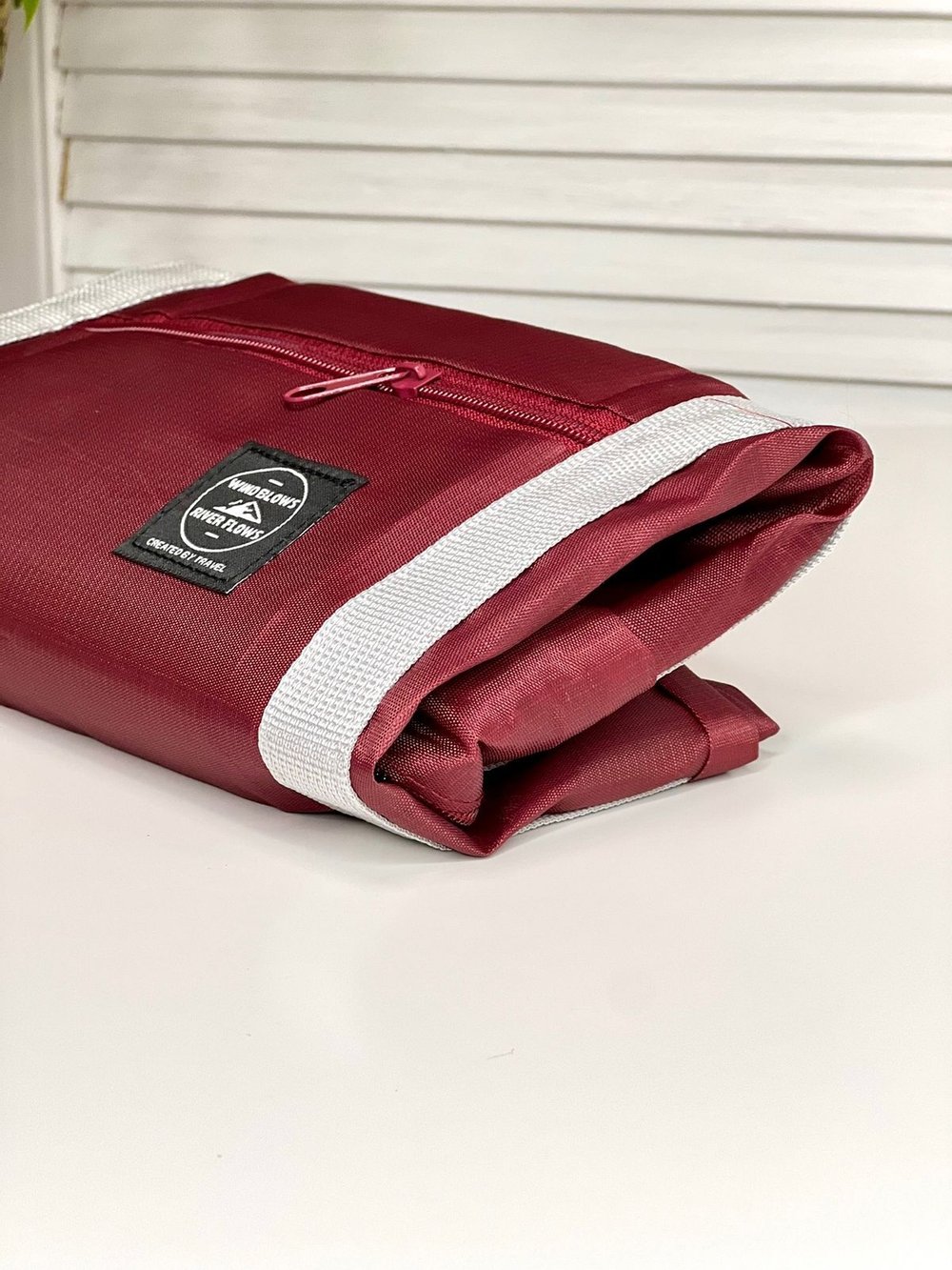 Сумка дорожная, текстильная бордовая (201723121)