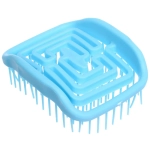 Расческа массажная компактная «Сosmo style», цвет голубой, 9*8см , в пластиковой коробке