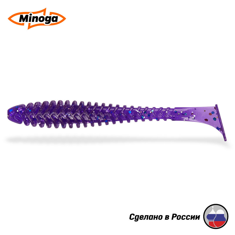 Приманки Minoga ACTION 4.0"(100мм) Набор #2 (3 упаковки)