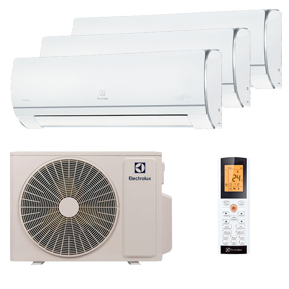 Мультисплит система на 3 комнаты Electrolux EACS/I-07HP FMI/N8_ERP_25Y x 3 / EACO/I-24 FMI-3/N8_ERP