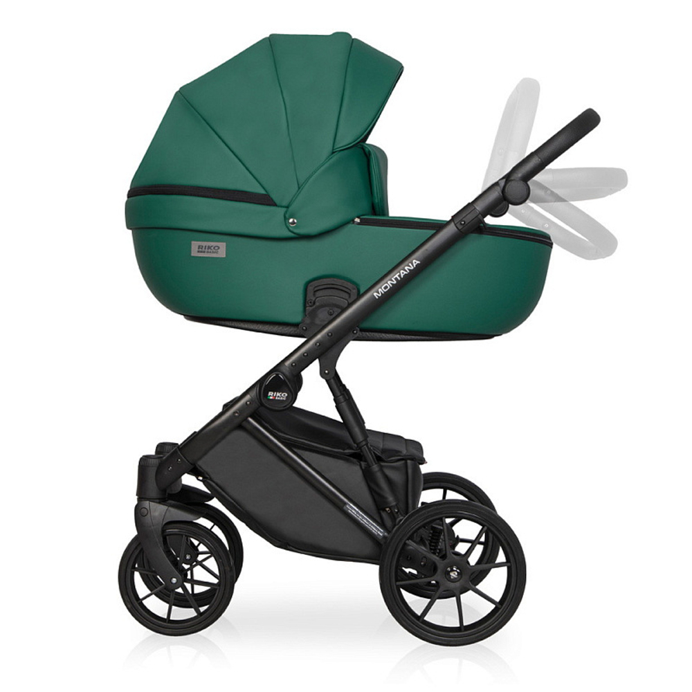 Детская коляска Riko Basic Montana Ecco 3 в 1 13 Emerald