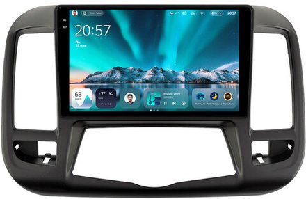 Магнитола для Nissan Teana J32 2008-2013 (ШГУ монохром, рамка тип 3) - Teyes CC4 монитор 9.2" 2K QLED на Android 14, Snapdragon 680, DSP, CarPlay, 4G SIM-слот