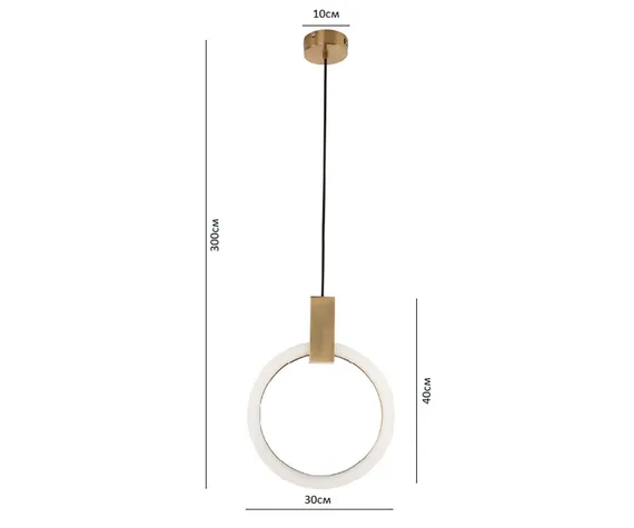 08430-30,20 Подвес Азалия бронза Led 15W