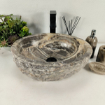 Раковина из оникса Erozy Grey EO-64404 45*38*15 0156
