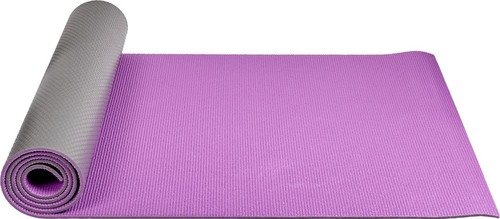 Коврик для йоги и фитнеса Bradex SF 0692, ( 190*61*0,6 см ) двухслойный фиолетовый