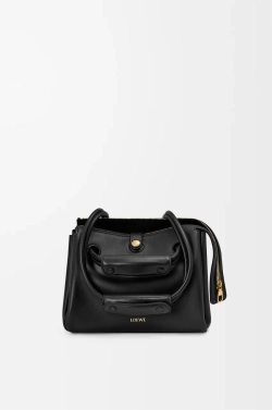 Loewe Маленькая сумка Madrid из мягкой телячьей кожи, черный