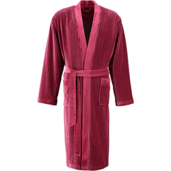 Халат велюровый Vossen James бордовый вид