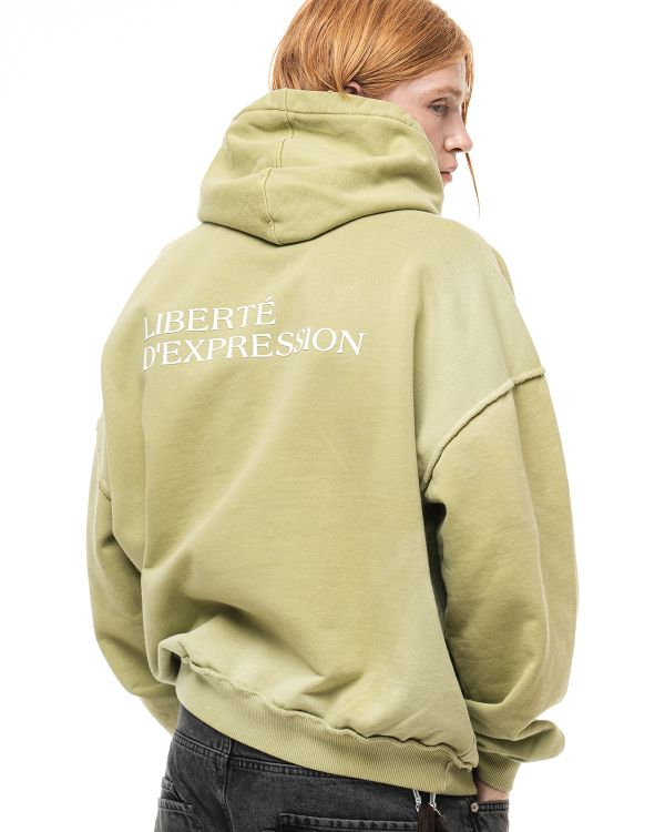 Худи Liberté d'expression лаймовый - фото 6