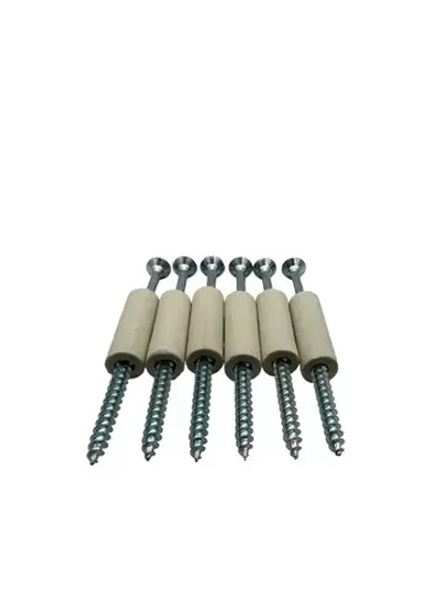 Комплект крепежа теплоизоляционных экранов, втулка керамическая