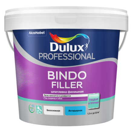 Dulux Bindo Filler / Дулюкс Биндо Филлер финишная шпатлёвка