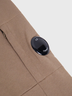 Свитшот на молнии C.P. Company Diagonal Raised Half Zip Beige