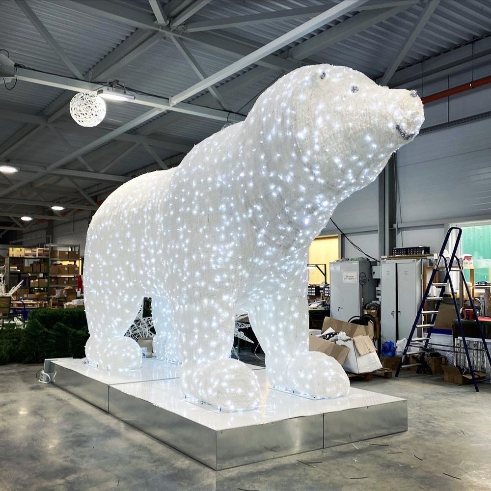 Светодиодная объемная фигура «Медведь»