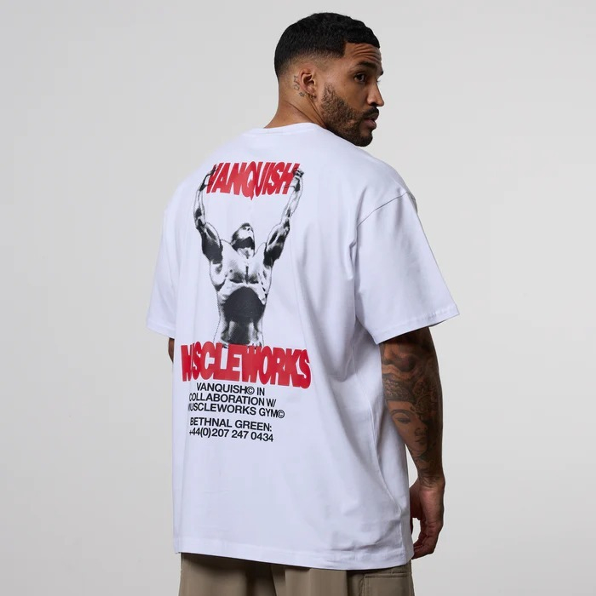 Футболка VANQUISH Muscleworks Oversized T-Shirts White