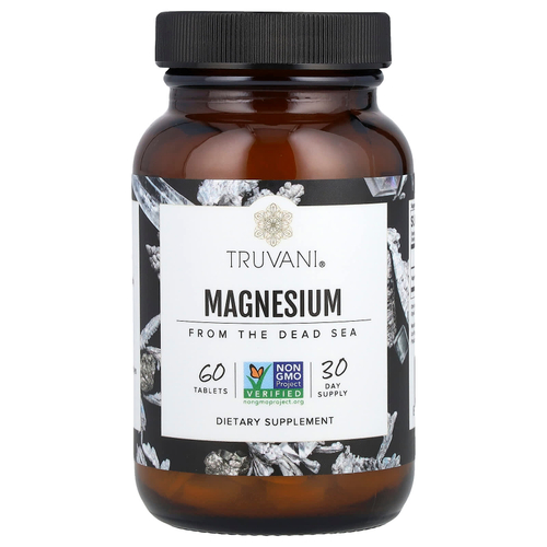 Truvani, Магний, 60 таблеток (200 мг в каждой таблетке)