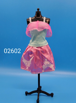 Одежда для куклы Барби винтаж платье 02602