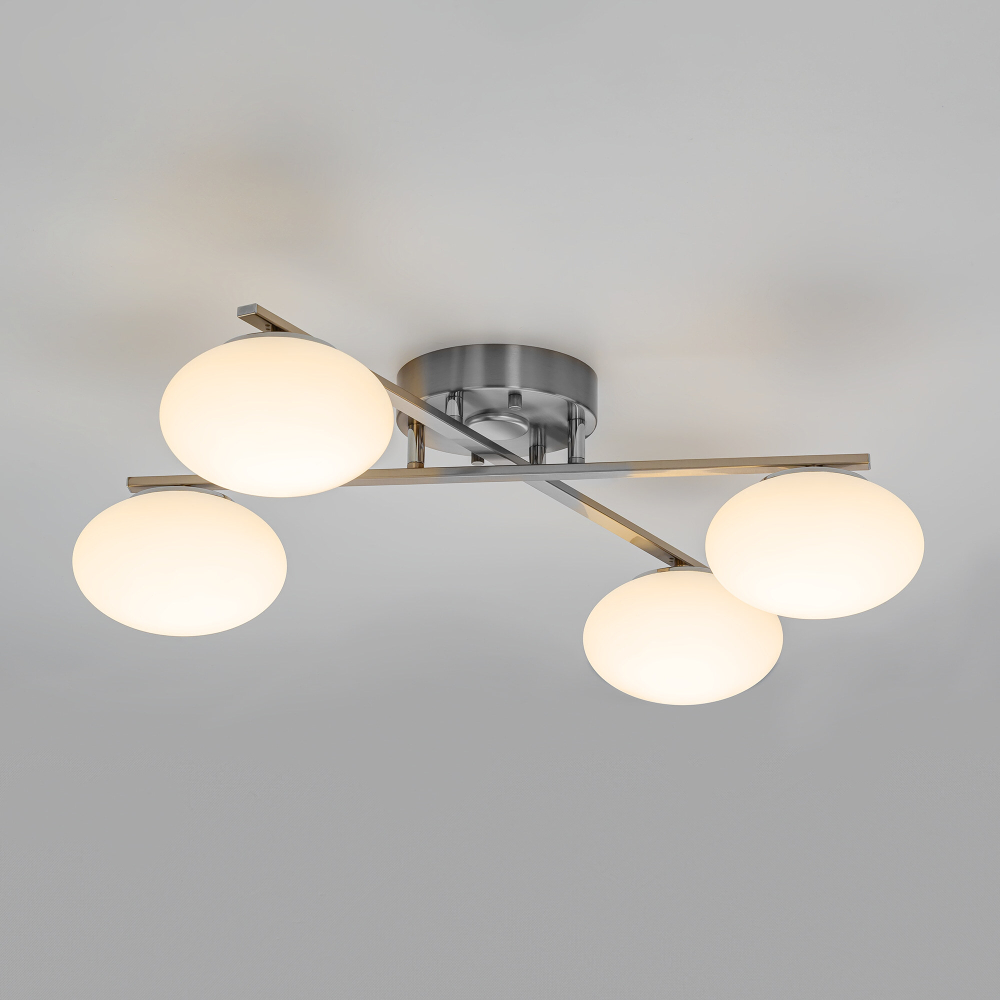 Citilux ATMAN SMART CL226A141 RGB LED Умная люстра Матовый Хром