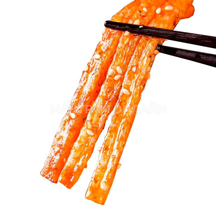 Снек соевый 00 палочки длинные с кунжутом (бежево-голубой) 76 г