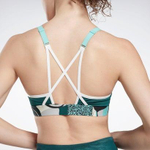 Женский топ-бра Reebok TS Lux Strappy Bra- AOP