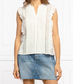 блузка isla Pepe Jeans London - экрю(PL304043)