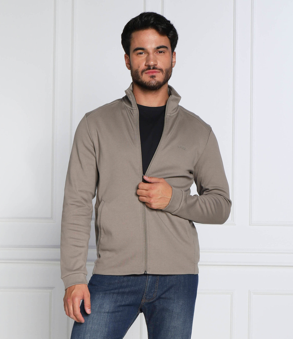 Худи skaz curved BOSS GREEN - бежевый(50469097)