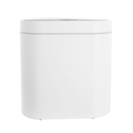 Ведро для мусора сенсорное, овал, Foodatlas JAH-6711, 8 л (белый)