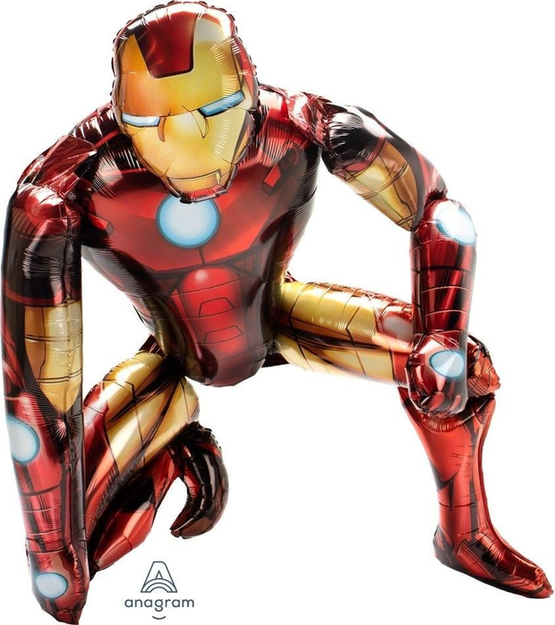 Воздушный шар (44''/112 см) Ходячая Фигура, Железный человек