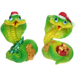Фигурка новогодняя «Змейка - Новогодний колпак» 6,5*5,5*9 см, микс