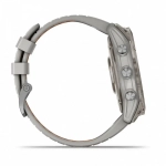 Garmin Fenix 7X Pro Sapphire Solar Edition корпус цвета «Титан», силиконовый ремешок цвета «Туманный серый/оранжевый»