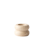 Подсвечник Tell Me More candle holder, S, травертин